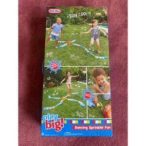 Little Tikes Dancing Sprinkler Fun Zone Outdoor Water Toys NEW NIB Summer Fun